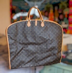 Monogram garment cover with hanger